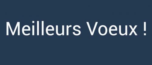 Meilleurs Vœux !